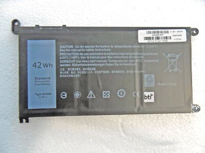 Новый аккумулятор BTI WDX0R-BTI 11,4 В сменный для некоторых ноутбуков Dell  - Изображение 1 из 4