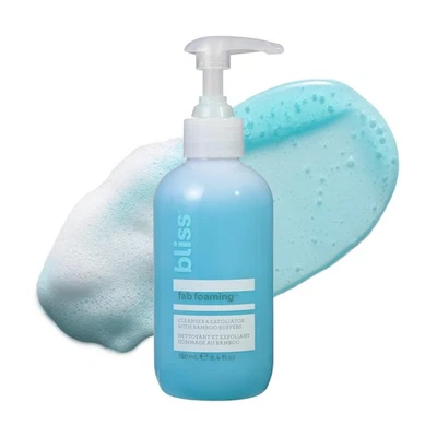 Limpiador y exfoliante Fab Foaming 2 en 1 con tampones de bambú - 6,4 fl oz -... Foto 1 de 4