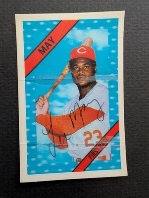 Kellogg's 1972 3-D Super Stars #37 Lee May Cincinnati Reds grietas en muy buena condición Foto 1 de 2