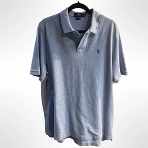 Polo Ralph Lauren men's light blue cotton polo shirt size extra large - Picture 1 of 5