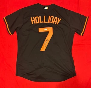 Jackson Holliday Baseball Autogramm signed Custom Baltimore Orioles Trikot JSA - Bild 1 von 4
