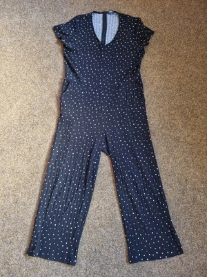 Multiblu Overall Jumpsuit Einteiler Hosenanzug Schwarz Gr. 42 - Bild 1 von 4