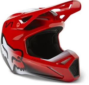 Fox Racing Youth V1 TOXSYK Helmet DOT/ECE (Fluorescent Red) 29731-110-YM - Bild 1 von 10