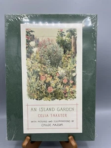 An Island Garden (1988) Celia Thaxter Illustrated Hardcover Slipcase New - Imagen 1 de 4