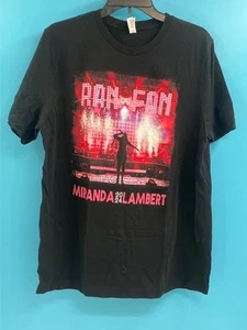 T-shirt Miranda Lambert 2024 Band nera manica corta uomo XL - Foto 1 di 6