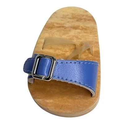 American Girl Muñeca Julie Zapato Derecho Verano Falda Conjunto Azul Sandalia Accesorio   Foto 1 de 4