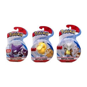 Pokemon 3" Figuras de Batalla CAZADOR/PATO PSÍQUICO/MAROWAK Serie 3 Listo para Batalla Lote de 3 - Imagen 1 de 19