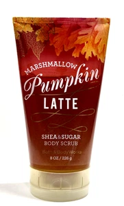 NUEVO 1 BATH & BODY WORKS MALVAVISCO CALABAZA LATTE EXFOLIANTE CORPORAL TUBO DE 8 OZ - Imagen 1 de 2