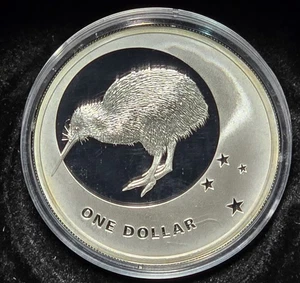 Neuseeland - New Zealand - KIWI Serie 2010 - 1 Unze Feinsilber - Bild 1 von 3