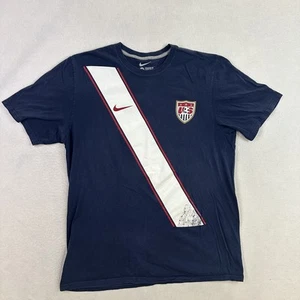USA Soccer Shirt Mens XL Navy Blue Nike USMNT 10 Tee T-Shirt World Cup Crest - Picture 1 of 11