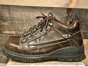 Vintage Herren Y2K No Boundaries Haus Schuh Größe 11 Braun Schnürschuh Grob - Bild 1 von 9