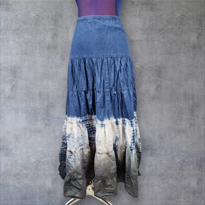 Relativity галстук краситель ярусный макси юбка цыганский фестиваль размер большой женщин I13 - Изображение 1 из 4