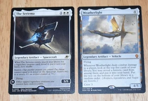 MTG 2x Rare Artifact WEATHERLIGHT Legendary Vehicle, The Seriema Spacecraft - Bild 1 von 2