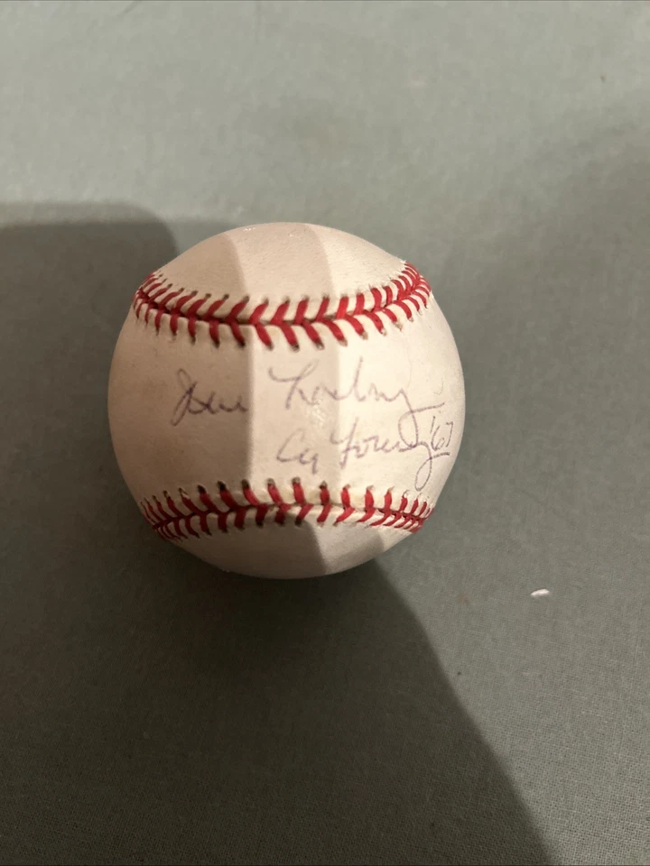 Béisbol firmado por Jim Longborg sin certificado de autenticidad Foto 1 de 1