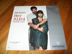 HER ALIBI Laserdisc LD EXCELLENT CONDITION RARE TOM SELLECK STARS VERY FUNNY! - Picture 1 of 1