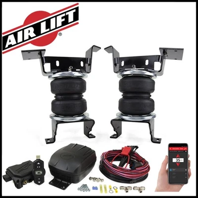 Bolsas de resorte de aire y compresor inalámbrico Air Lift 5000 2020-25 Silverado 2500 3500 Foto 1 de 4