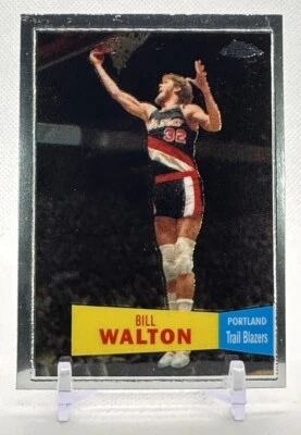 Bill Walton 2007-08 Topps Chrome 89 1957-58 Variation Portland Trail Blazers HoF - Image 1 of 2