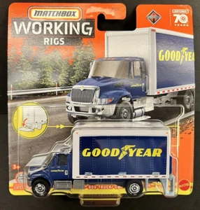 Matchbox 2023 Working Rigs 7/16 INTERNATIONAL BOX TRUCK GOOD YEAR TIRES BOX SHIP - Picture 1 of 8