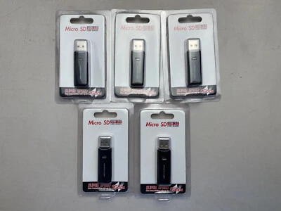 Lector de tarjetas SD USB3.0 para PC Adaptador de tarjeta Micro SD a USB 5Gbps (paquete de 5) Foto 1 de 4