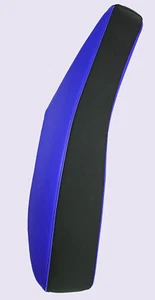 SUZUKI RM 125 cc SEAT COVER GRIPPER SEAT FITS 1999 99 YEAR BLK/BLUE - Picture 1 of 1