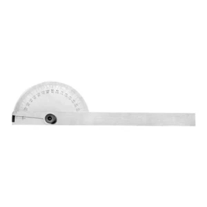Stainless Steel 180 Degree ROUND Head Depth Gage Protractor - Picture 1 of 3