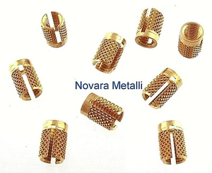 100 Inserti Filettati M2 ottone x plastica legno inserts wood Gewindeeinsaetze  - Imagen 1 de 1