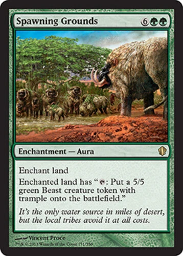Spawning Grounds ~ Moderately Played Commander 2013 MTG Magic UltimateMTG Green  - Image 1 of 1
