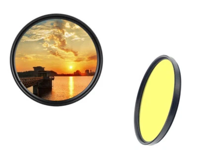 dHD DIGITAL Marken 43mm Farbfilter gelb Full Filter Markenfilter 43 mm