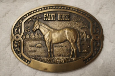 Tony Lama  Horse Breed Buckle- First Edition - Paint - Image 1 of 3