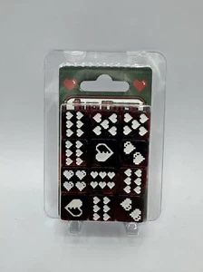 Infinite Black Dice & Supplies d6 Loyalty Brick Red w/White (12) - Picture 1 of 2