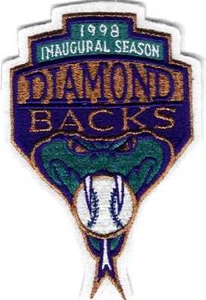 Parche de manga Arizona Diamonbacks 1998 primera temporada inaugural ideal para enmarcar - Imagen 1 de 1
