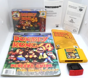 Complete ~ Donkey Kong 64 (Nintendo 64, 1999) OEM Expansion Pak + Guide n64 cib - Picture 1 of 11