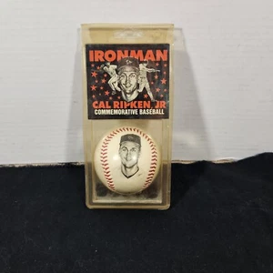 Vintage 1990's Cal Ripken Jr. Commemorative Baseball Ironman Record New COA - Picture 1 of 10