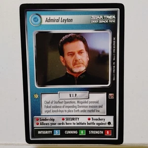STAR TREK CCG -- DOMINION--- ADMIRAL LEYTON --- NM / MINT - Bild 1 von 1