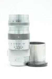 Nikon Nikkor 13.5cm (135mm) f3.5 Q.C. Nippon Kogaku Lens Chrome Leica M39 #861 - Picture 1 of 6