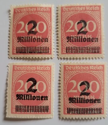 STAMPS GERMANY 1923 RARE WEIMAR GERMAN REICH, CHOOSE  ONE ONLY, NH, MINT. - Image 1 of 2