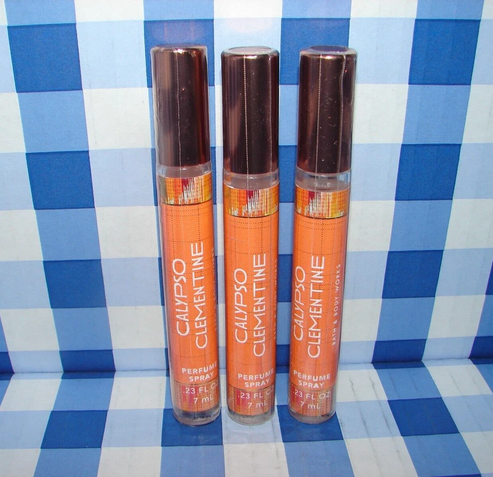 Bath & Body Works CALYPSO CLEMENTINE Perfume Spray .23oz Tamaño de Viaje Juego de 3 Foto 1 de 1