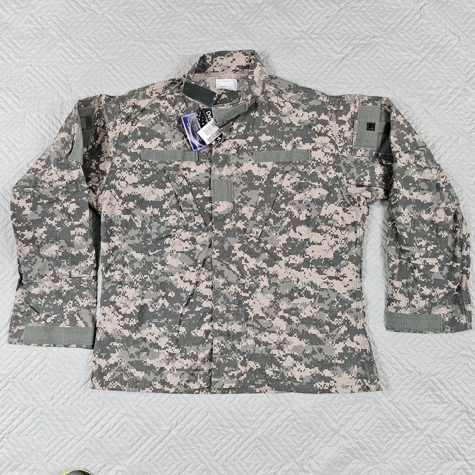 Defender M Military Digital Camo Shirt Jacket Large Reg Lenzing Flame Res
