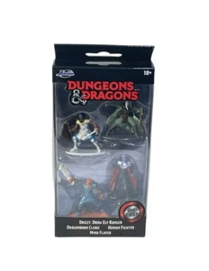 Dungeons & Dragons Set de 4 figuras diecast D&D Jada Mini figuras 2020 NUEVO  - Imagen 1 de 3