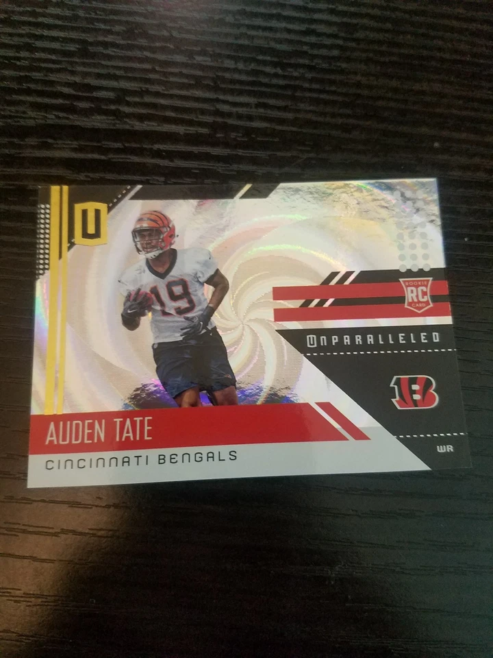 AUDEN TATE 2018 PANINI UNPARALLELED RC WHIRL VARIATION #284 SP /100 BENGALS RC - Image 1 of 1