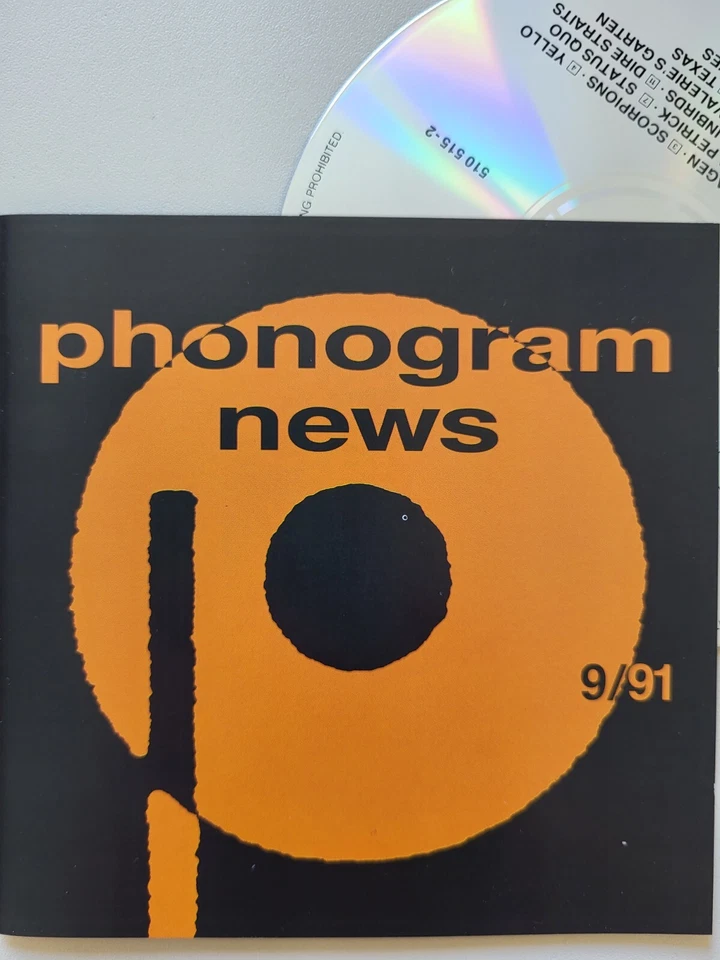 9/91 Promo CD: Valerie's Garten, Doro, Texas, Dire Straits, Big Country, James - Bild 1 von 1