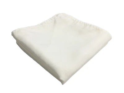 Lote De 6 Servilletas Poliéster Popelina 16 X 16 Pulgadas Nuevo Marfil Foto 1 de 4