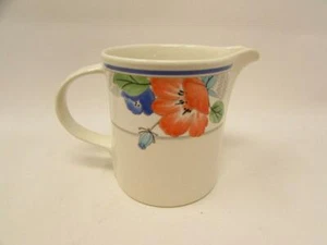 Country Poppies by Mikasa Milchkännchen blaues Band, blau & orange Mohnblumen b348 - Bild 1 von 2