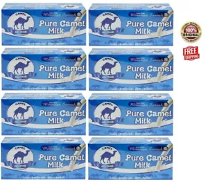 8 Boxes Camel Milk Pure Camel Abu Dhabi HALAL (160 sachets x 25g) Free Shipping - Picture 1 of 2