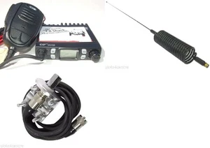 anytone Micro CB Radio Kit AM FM UK EU 80 Channel Mirror Mount and Springer - Picture 1 of 6