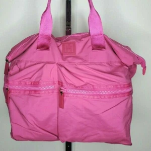 Tommy Hilfiger Sport Pink Multi Zipper Pocket Summer Beach Swim Shoulder Bag - Picture 1 of 8