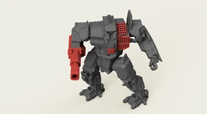 Centurion CN9-PA3 | Esclusiva DIW | Miniatura stampata in 3D per Battletech - Foto 1 di 4