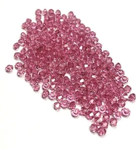 5301 5328 Swarovski Elements Crystal Bicone Beads Rose 2.5mm 240 Pcs Lot New - Picture 1 of 1