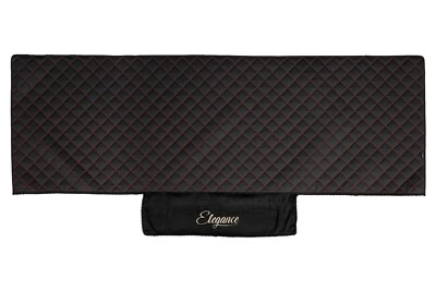 Cubre Cama Negro Con Costuras Rojas En Ecopiel Específico DAF LF 55 Sleeper Cab - Imagen 1 de 2