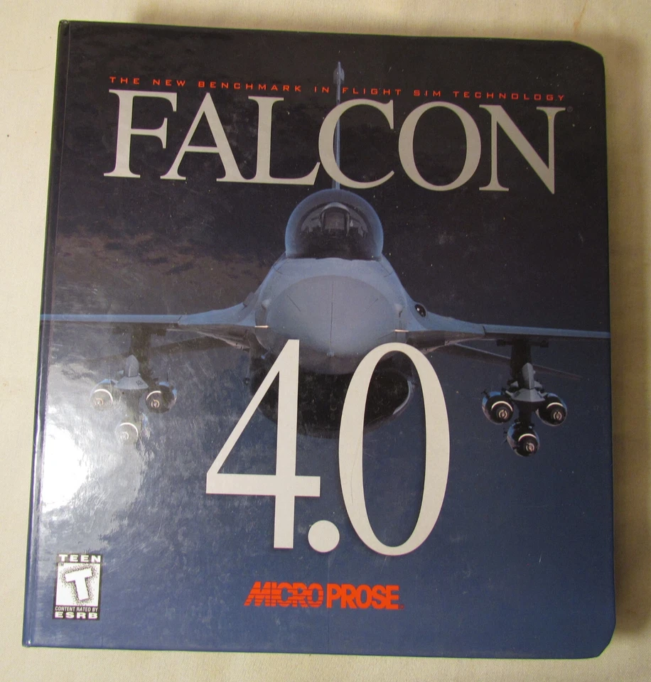 Vintage PC Game FALCON 4.0 MicroProse Limited Edition Binder With Disc & Map - Image 1 of 1